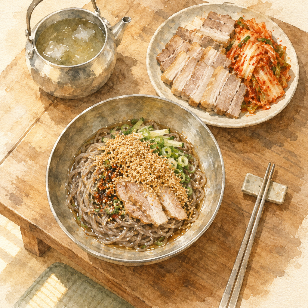 [먹거리] 가평 송원막국수, 자라섬·남이섬 여행 점심으로 좋은 읍내 막국수 노포