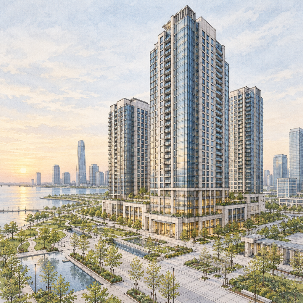 [숙소] UH FLAT The Songdo, 송도달빛축제공원역 걸어가는 반려견·가족 레지던스 호텔